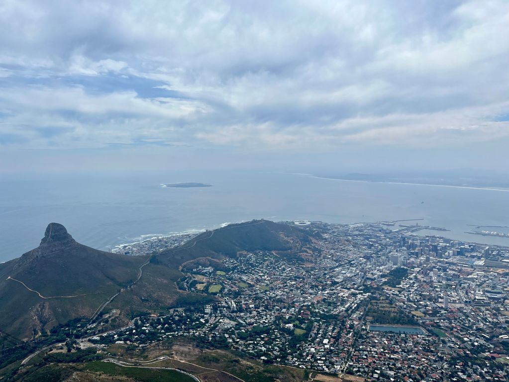 Tafelberg uitzicht Kaapstad